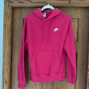 Nike Fuchsia Hoodie with Logo